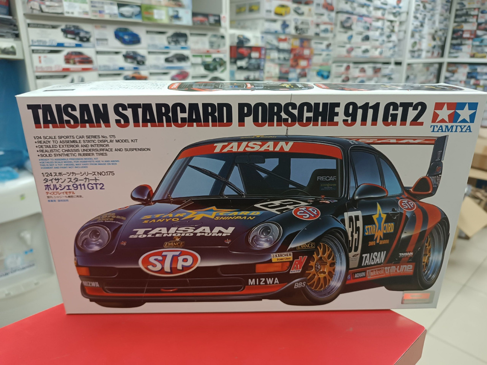 24175 Taisan Porshe 911 GT2 Tamiya 1:24 Сборная модель #1