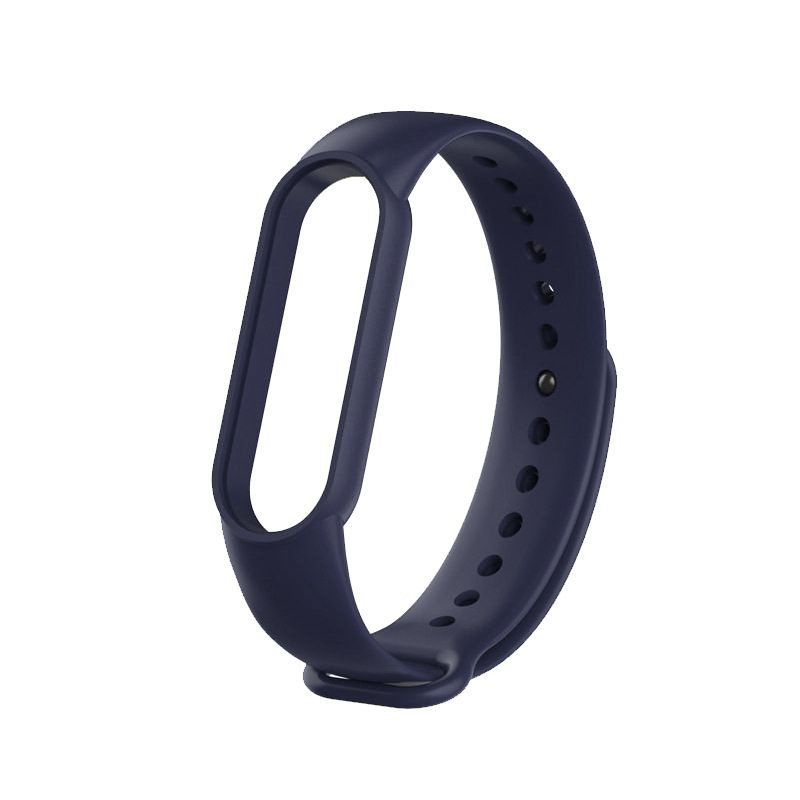 Силиконовый ремешок для Xiaomi Mi Band 5/6 (Фиолетовый) #1