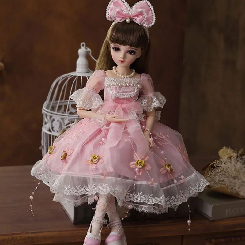 Doris Шарнирная BJD кукла Дорис с дополнительным мейком - Эмили (60см) BV24002-12  #1