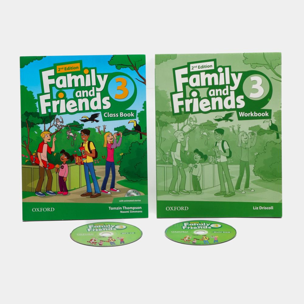 Family and Friends 3 2nd edition (Student's book + Workbook + диски) #1