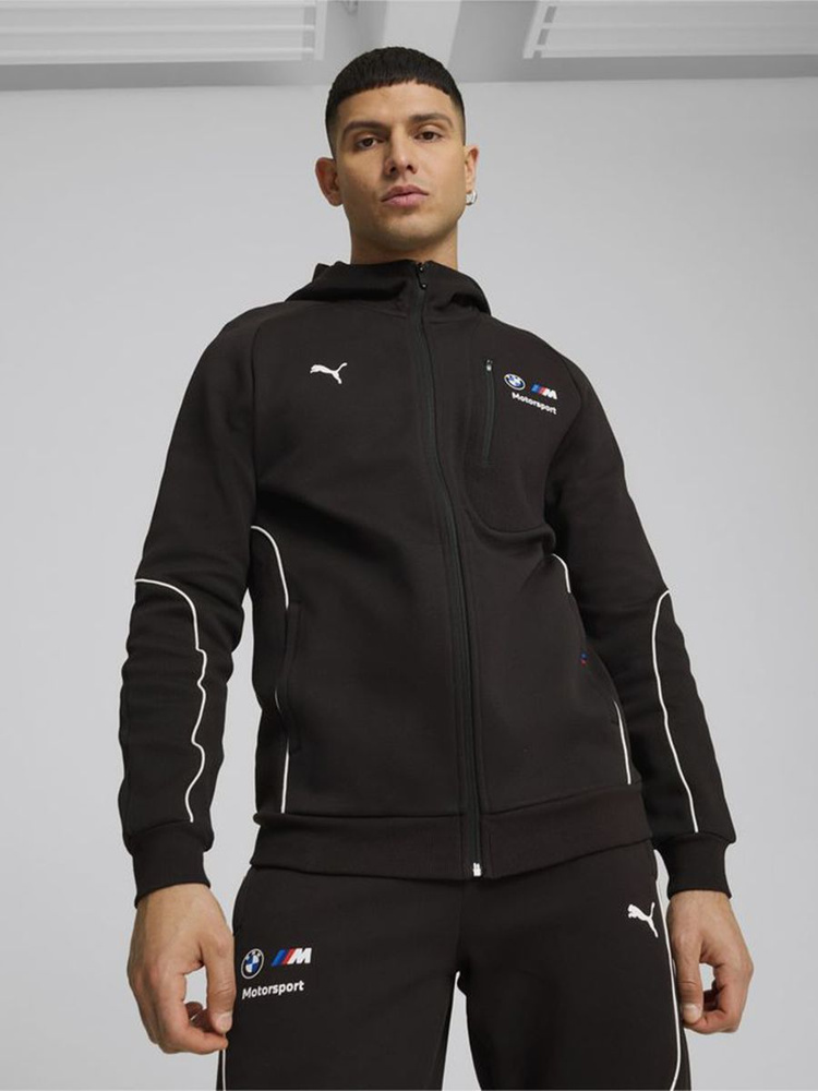 Толстовка PUMA Bmw Mms Hooded Sweat Jkt #1