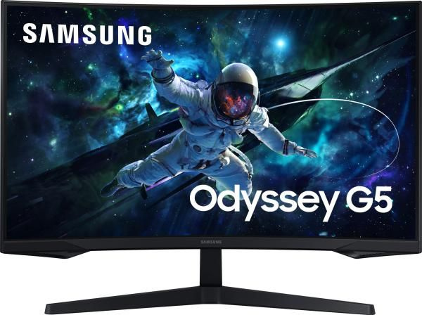 Samsung 32" Монитор Odyssey G55C S32CG550EI, черный #1