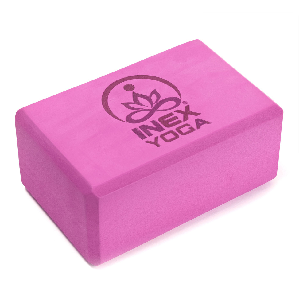 Блок для йоги INEX EVA Yoga Block, розовый #1