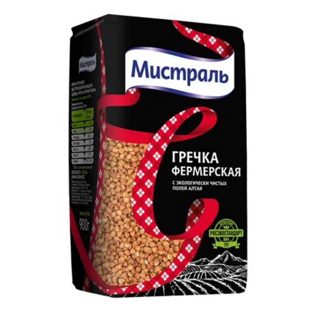 Гречка Мистраль Фермерская, 900 грамм #1