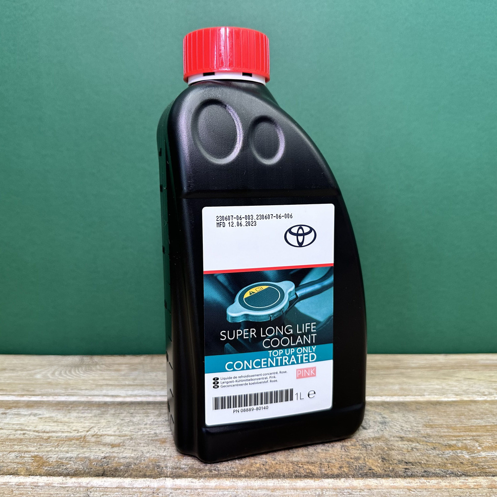 Антифриз Toyota Super Long Life Coolant концентрат розовый 1л 08889-80140 #1