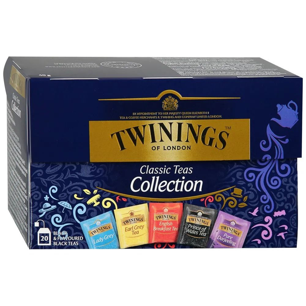 Чай черный в пакетиках Twinings Classic Teas Collection, 20 шт #1