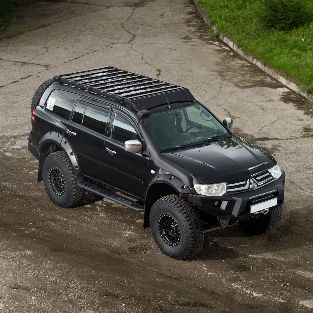 Багажник на крышу экспедиционный STC для Mitsubishi Pajero Sport 2, базовая комплектация  #1