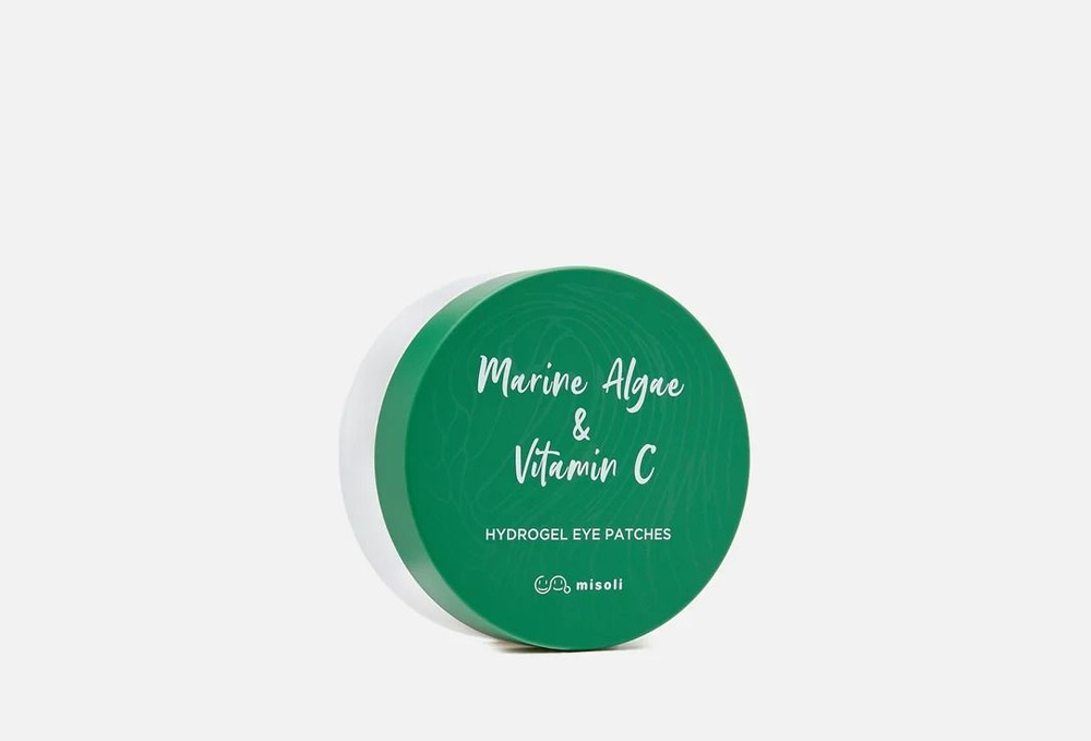 MISOLI marine algae & vitamin c hydrogel eye patches Гидрогелевые патчи с морскими водорослями и витамином #1