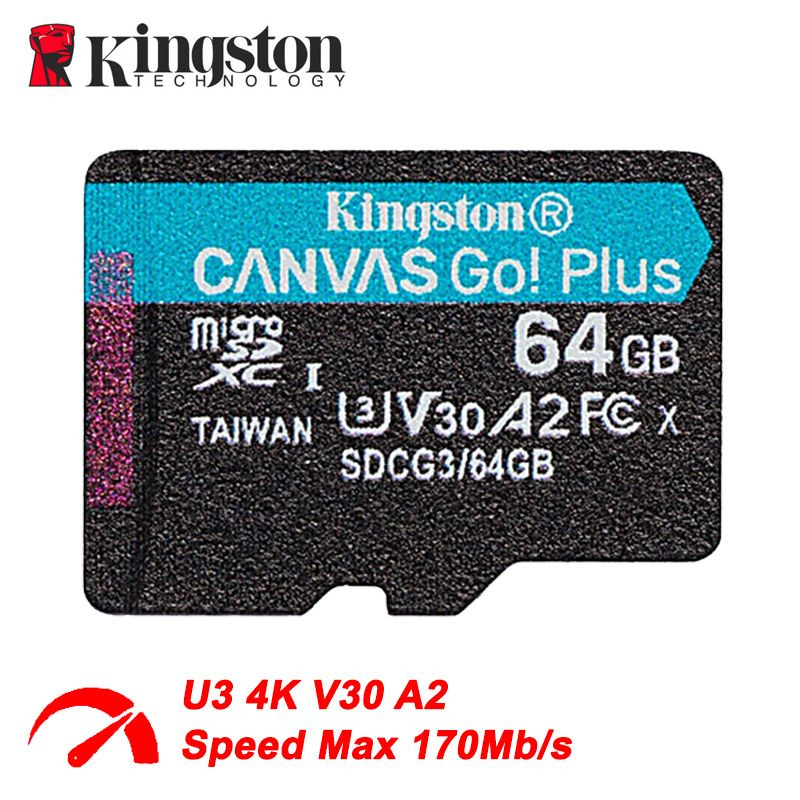 Kingston Карта памяти Canvas GO Plus 64 ГБ (SDCG3/64GB) #1