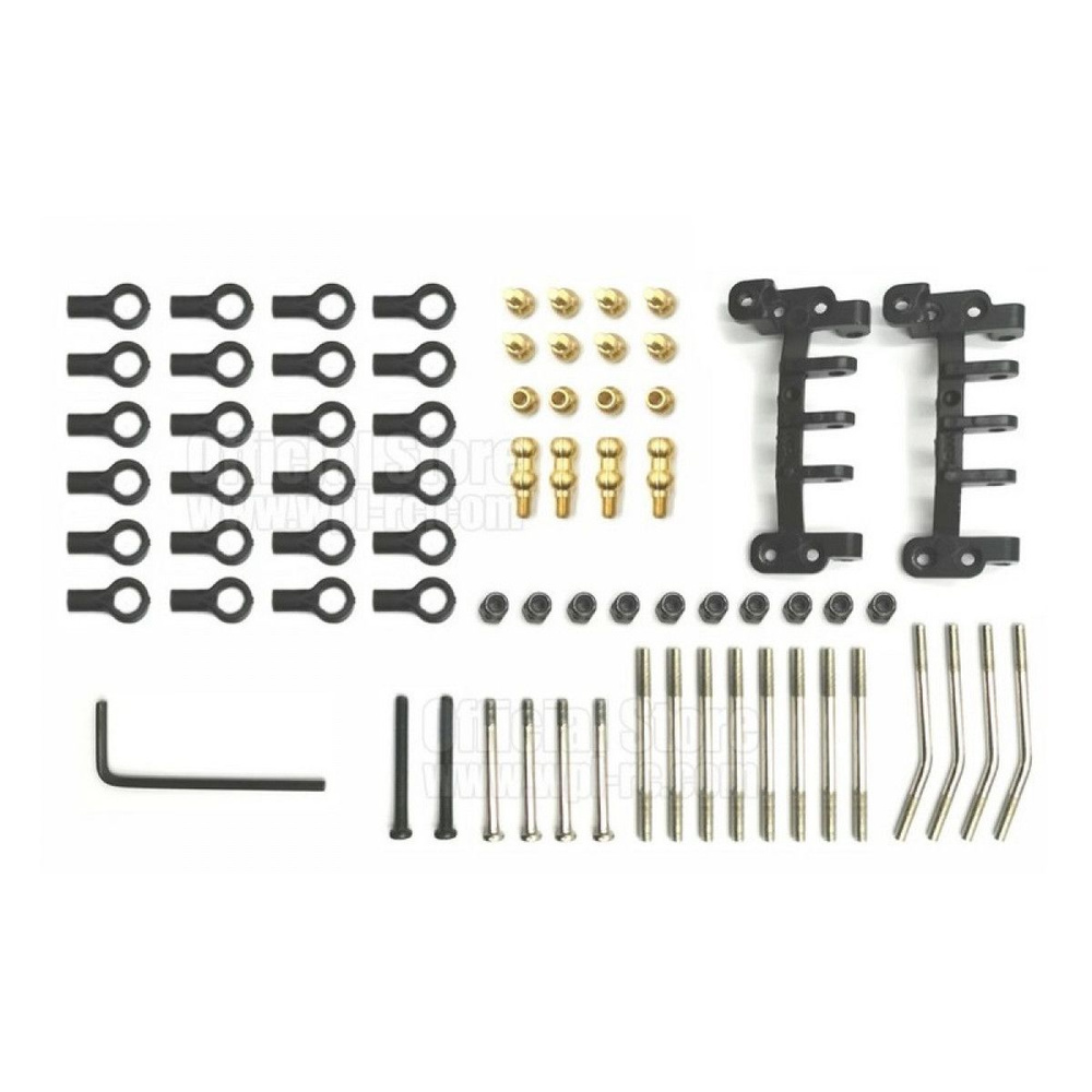 Комплект металлических деталей подвески WPL (тюнинг) для моделей C14, C24, С34  #1