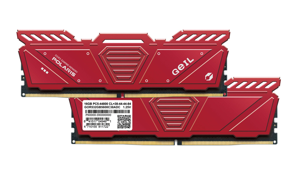 GeIL Оперативная память Оперативная память 32GB Kit (2x16GB) GEIL Polaris 4800Mhz DDR5 PC5-38400 GOR532GB4800C40DC #1