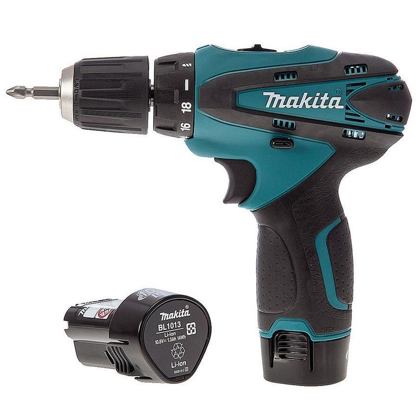 Шуруповерт MAKITA DF330DWE с двумя аккумуляторами и зарядным устройством  #1