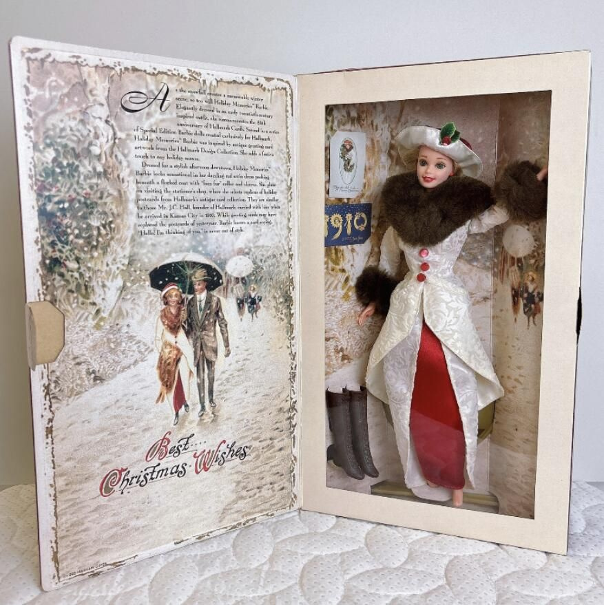 1995 Hallmark Special Edition Holiday Memories Barbie Doll Mattel Коллекционное издание праздничных воспоминаний #1