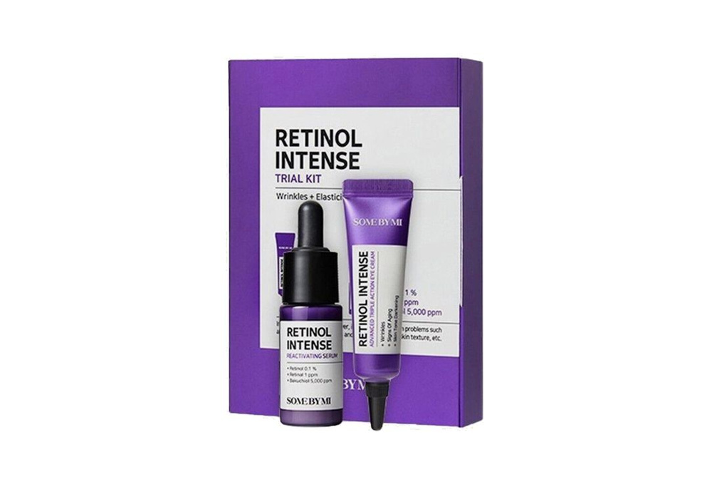 Набор: крем для кожи вокруг глаз + сыворотка для лица SOME BY MI RETINOL INTENSE, 2 мл  #1