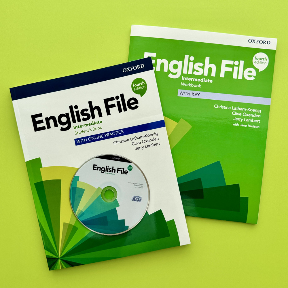 English File Intermediate (4th edition): Учебник+Тетрадь+CD #1