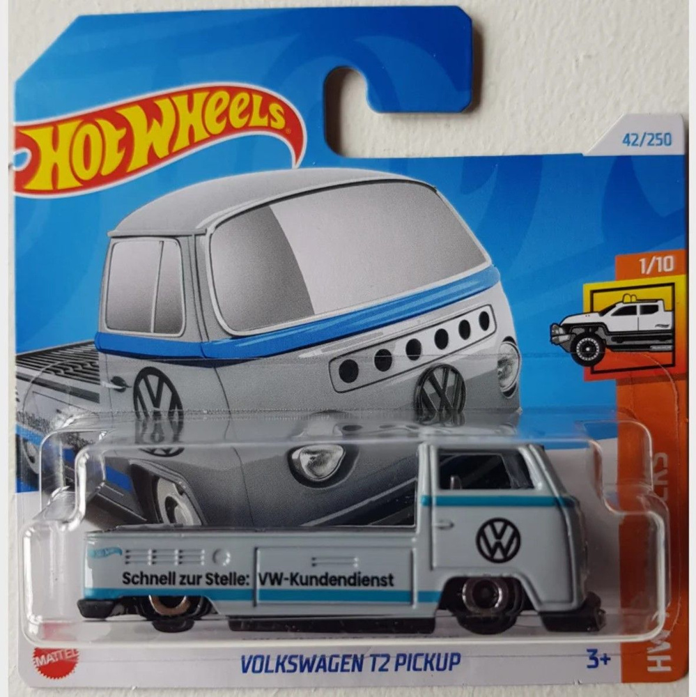 Машинка Хотвилс игрушка коллекционная Hot Wheels Volkswagen T2 Pickup 5785_HTD04  #1