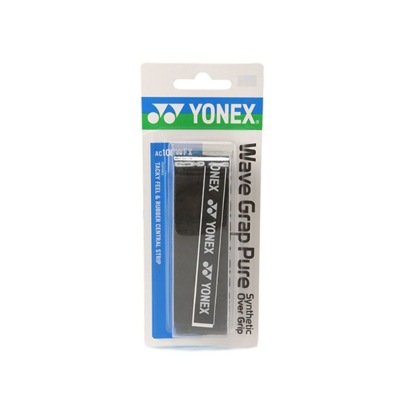 Обмотка для ручки Yonex Overgrip AC108WEX Wave Grap Pure x1, Black #1