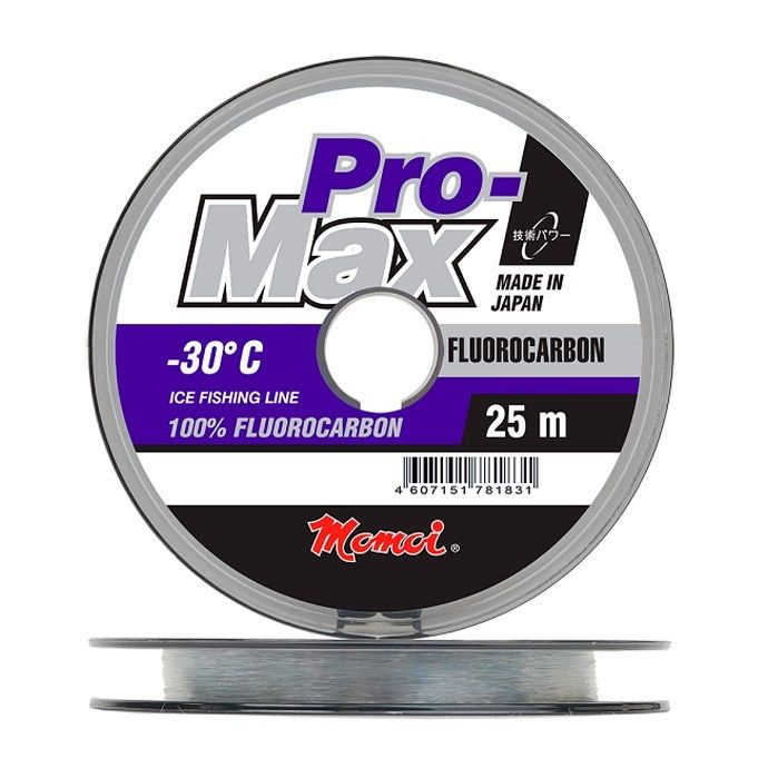 Леска Pro-Max Fluorocarbon 0,12 мм., 1,5 кг, 25 м, прозрачная #1