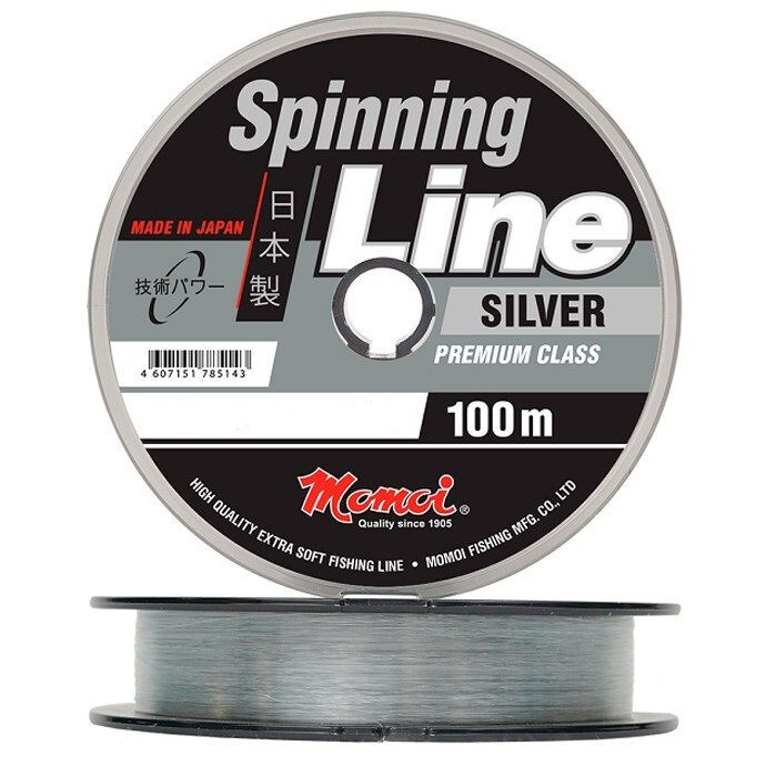 Леска SpinningLine Silver 0,90 мм., 60,0 кг, 100 м, серебряная, моток #1