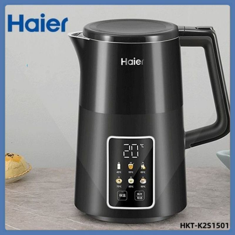 Haier Электрический чайник Haier Электрический умный чайник;с функцией подогрева;HKT-K2S1501, прозрачный, #1