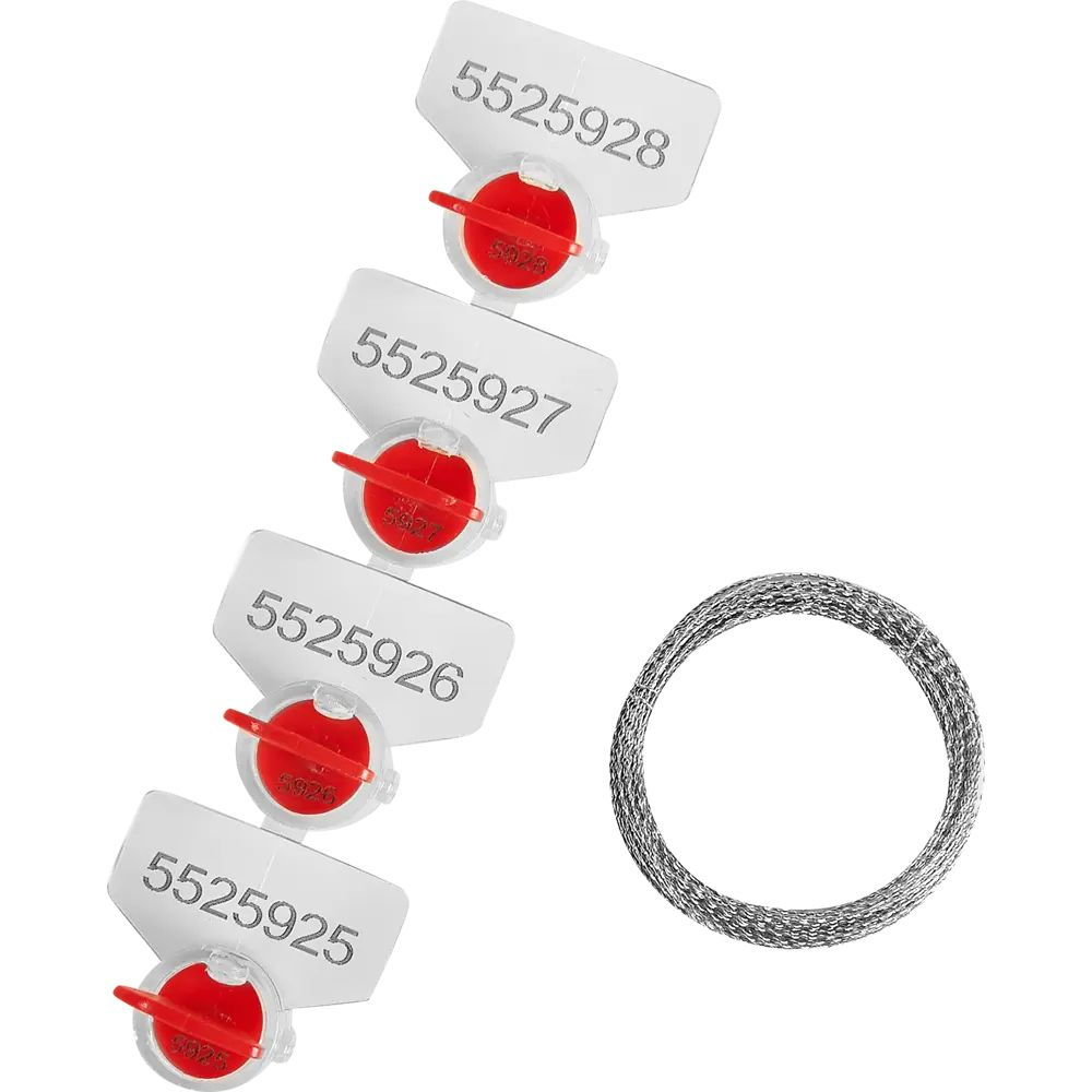 Комплект трос и пломба роторная, 50 шт. #1