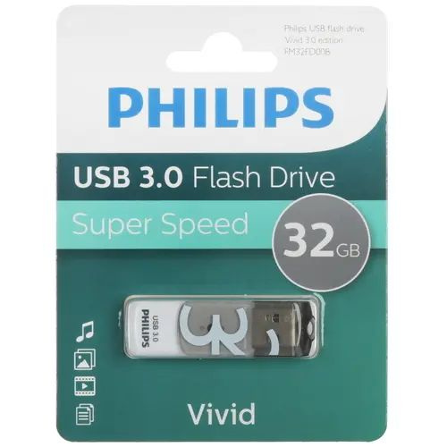 Флешка USB Philips 32Gb VIVID USB 3.0 #1