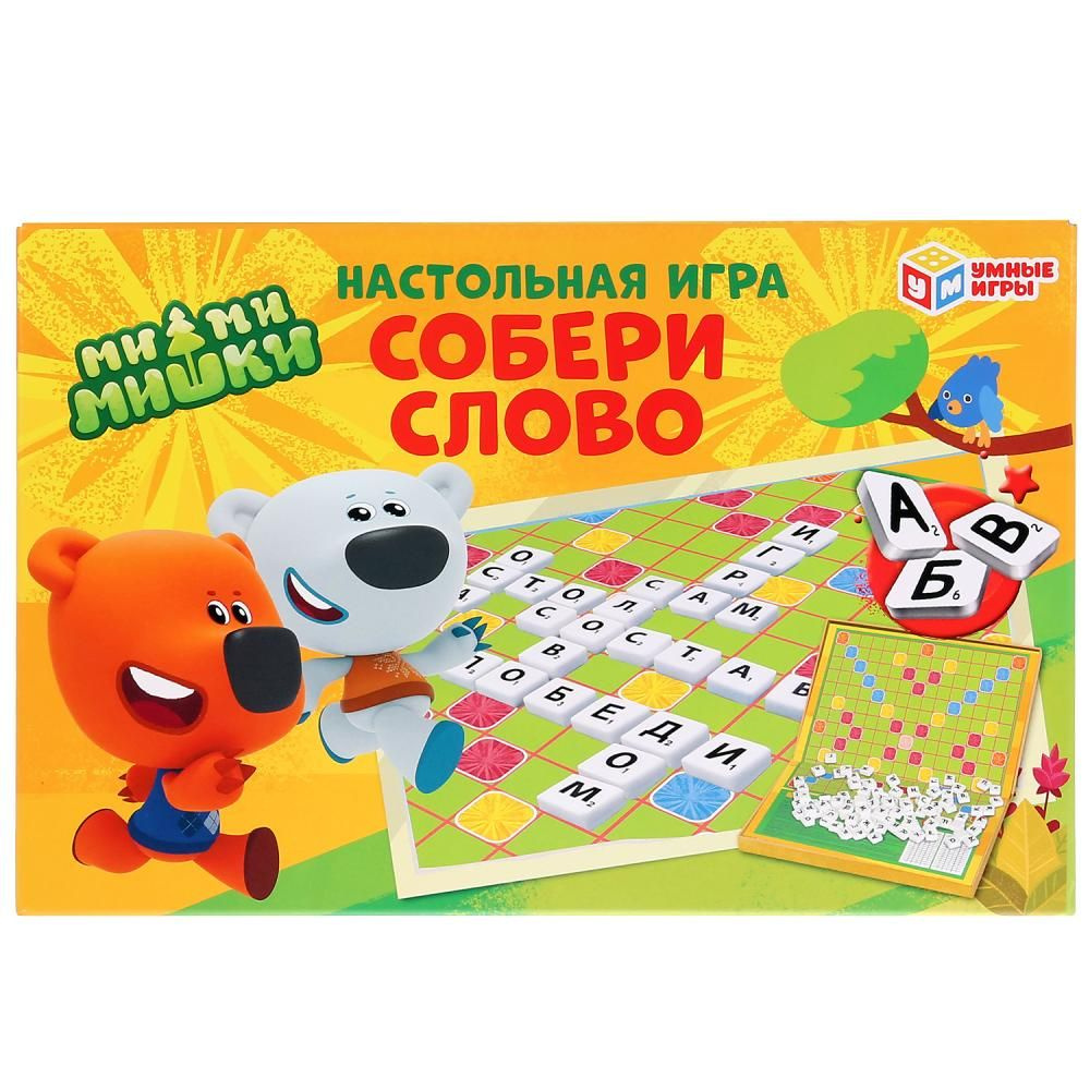 Настольная игра словодел Мимимишки Умные игры #1