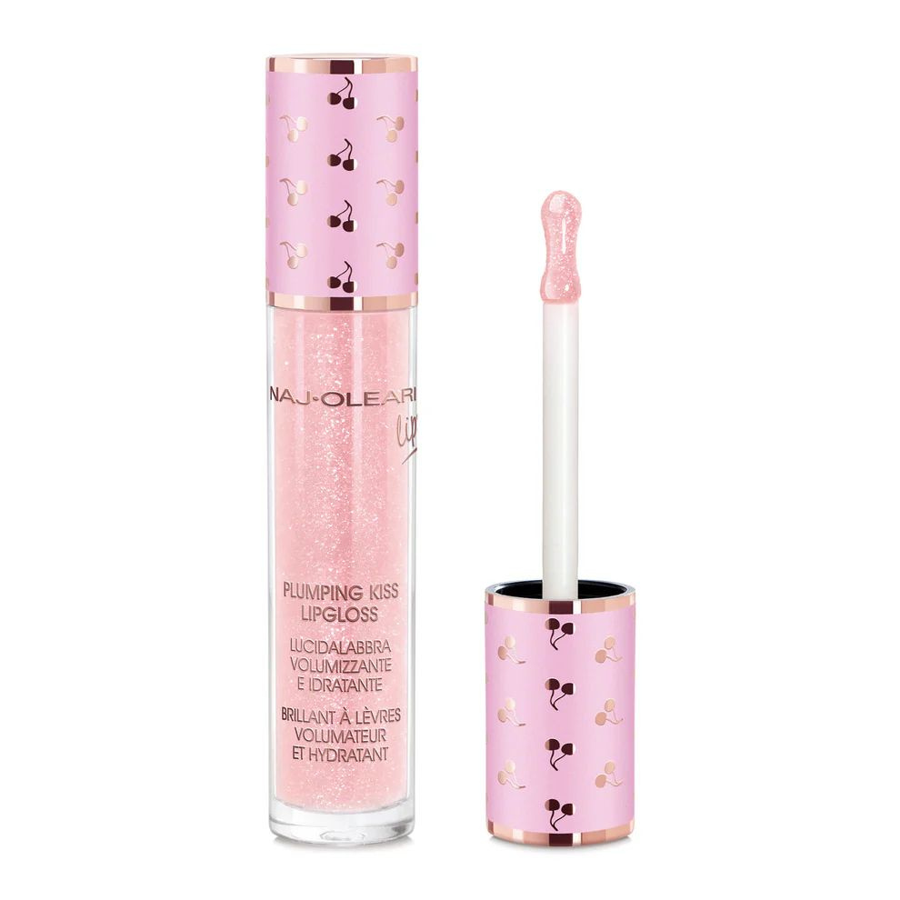 NAJ OLEARI Блеск для губ Plumping Kiss Lipgloss (02 Cotton Candy Pink) #1