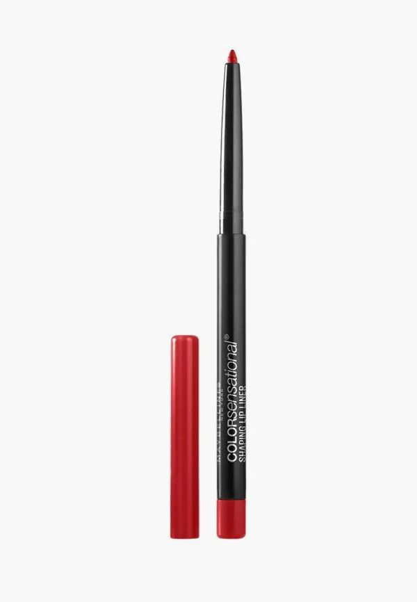 Maybelline New York карандаш для губ Color Sensational, оттенок 080 огненно-красный  #1