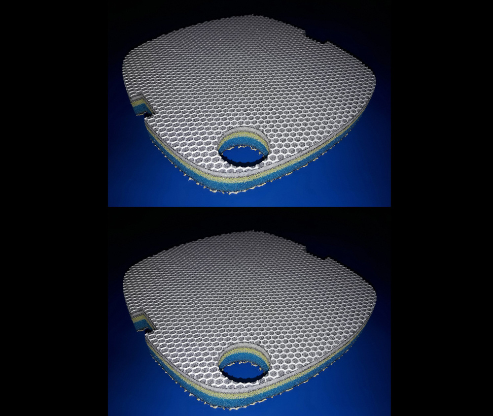 12D Sandwich Filter 2 шт. для Тетра EX 400-1000 Plus - двенадцатислойная губка наполнитель в корзины #1