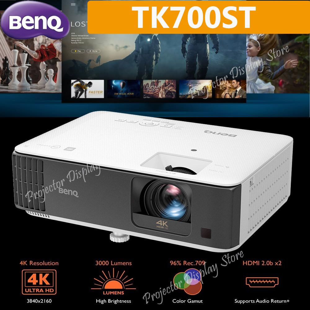 BenQ Проектор TK700ST, DLP, белый #1