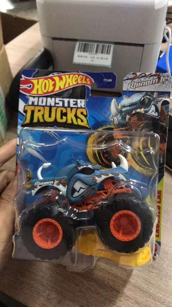 Машинка Mattel Hot Wheels Monster Trucks (Монстр трак) 2024 FYJ44 RHINOMITE #1