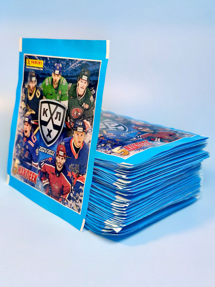 25 пакетиков наклейки panini КХЛ 2021-2022 #1