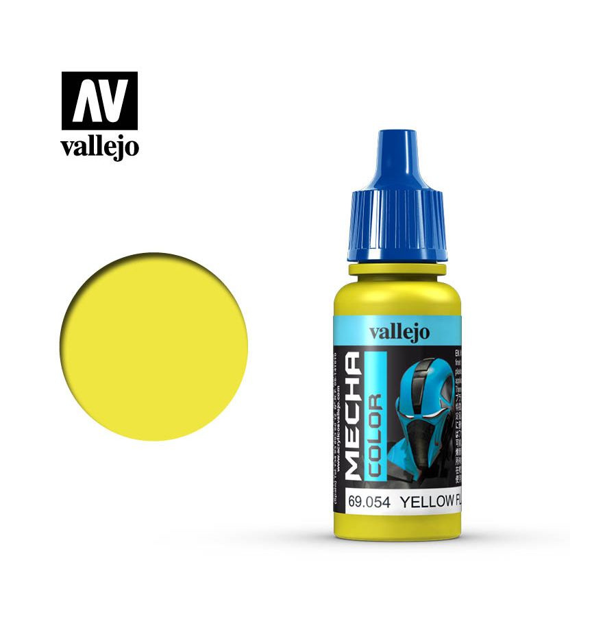 Краска Vallejo "Mecha Color" / 69.054 Yellow Fluorescent 17мл #1