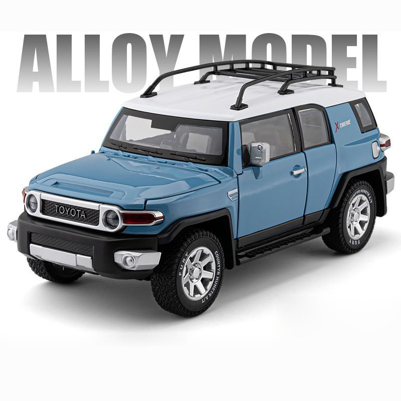 Машинка металлическая Тойота FJ CRUISER (1/24)инерционная с открывающимися дверьми, капотом и багажникомсо #1