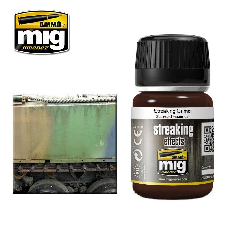 Имитация потеков STREAKING Grime for Panzer Grey (35mL) (Ammo Mig) #1