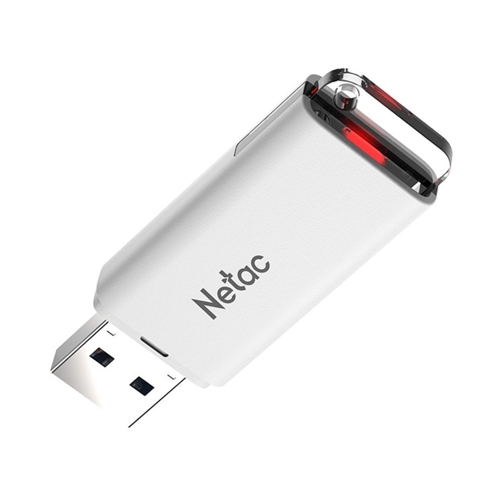 USB Флешка 64 GB Netac U185, USB 3.0, White #1