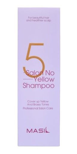 MASIL Тонирующий шампунь для осветлённых волос против желтизны 5 Salon No Yellow Shampoo, 500 мл  #1