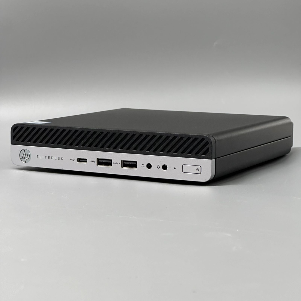 HP Мини-ПК HP EliteDesk 800 G4 DM (Гарантия 12 месяцев) (Intel Core i7-8700T, RAM 32 ГБ, SSD 256 ГБ, #1