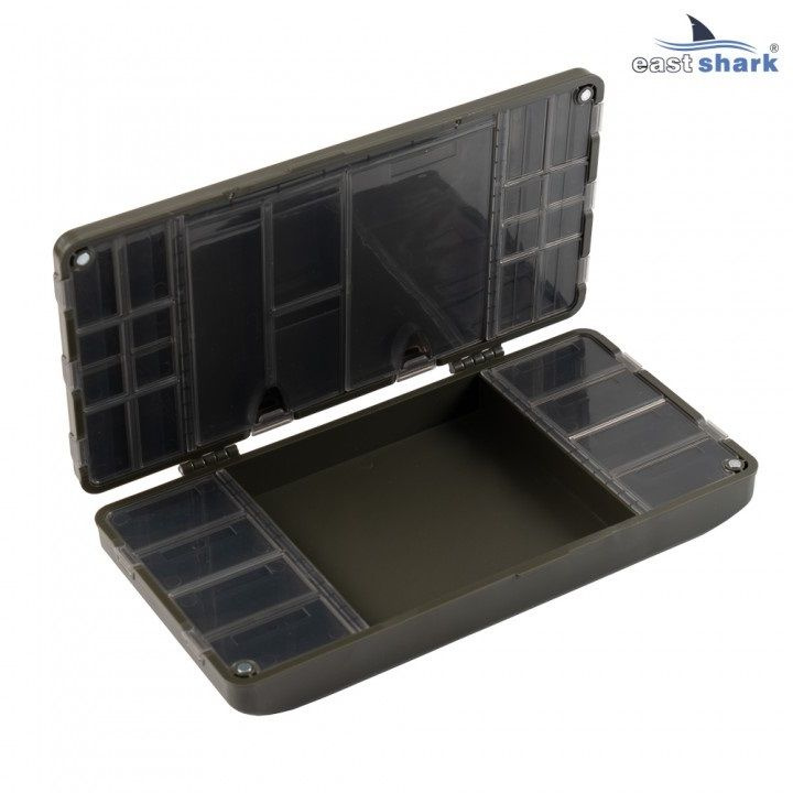 Коробка для рыбалки EastShark Tacle Box / 24x13x4 см / Рыболовный органайзер для хранения снастей, аксессуаров #1