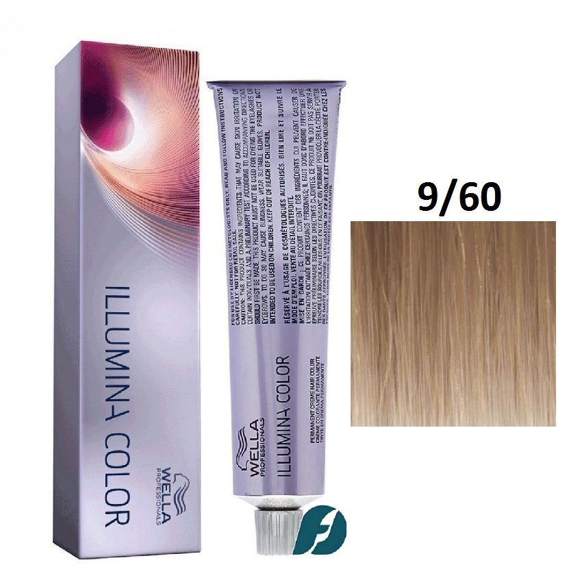 Wella Professionals Illumina Color 9/60 Крем-краска для волос - Очень светлый блонд фиолетовый натуральный, #1