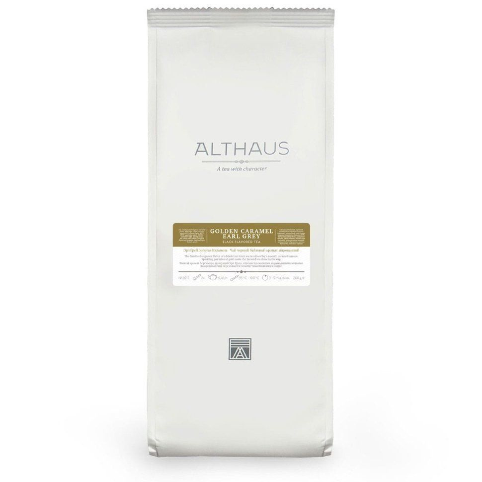 Althaus Golden Earl Grey Caramel черный листовой чай 200 г #1