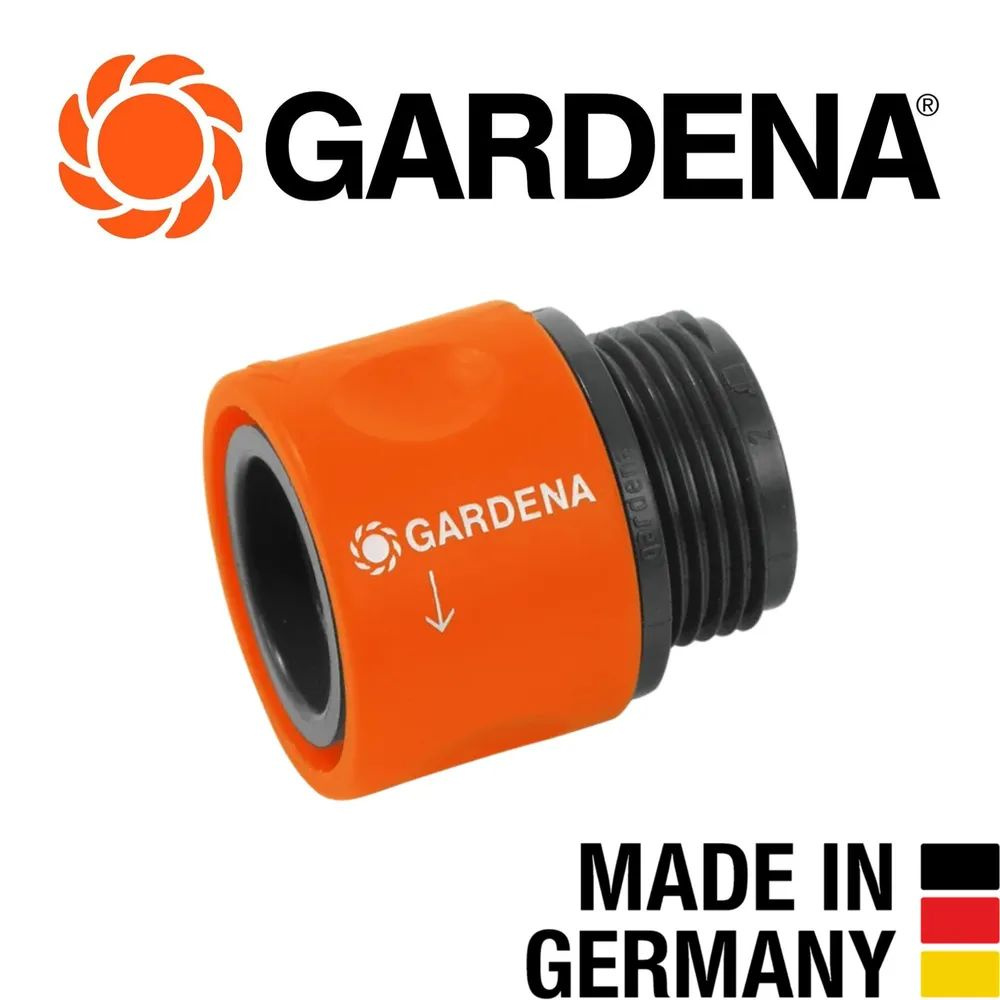 Коннектор для резьбовых шлангов 3/4" GARDENA, 02917-26.000.00 #1