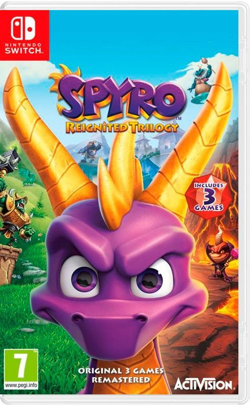 Игра Spyro Reignited Trilogy NSW, английская версия (US) (Nintendo Switch, Английская версия)  #1