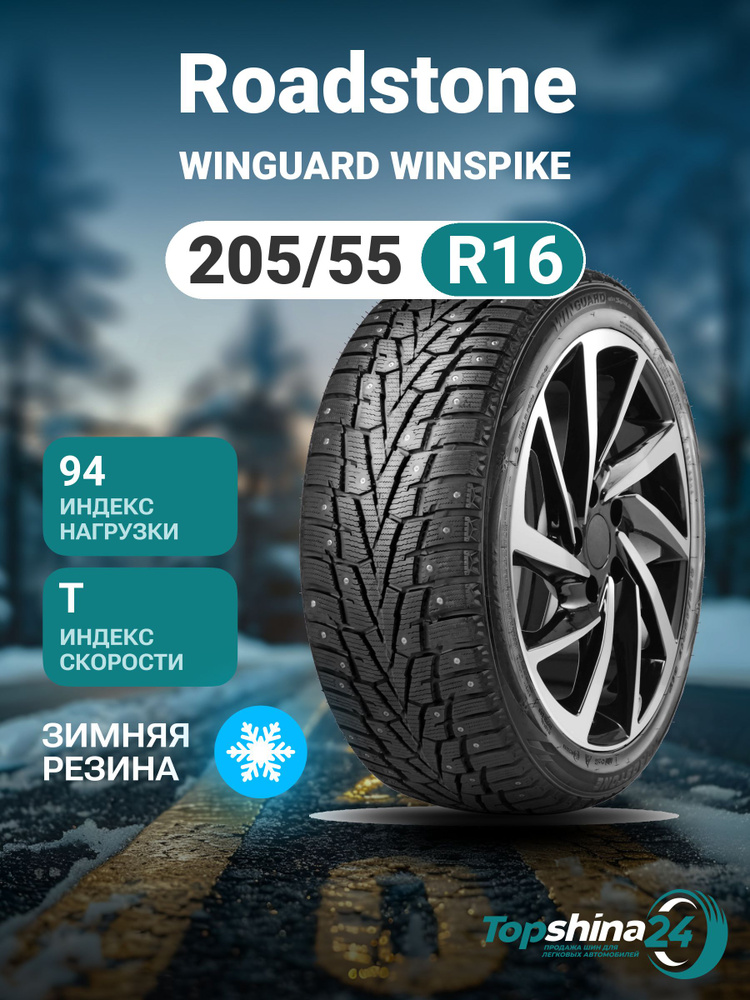 Roadstone WINGUARD WINSPIKE Шины  зимние 205/55  R16 94T Шипованные #1