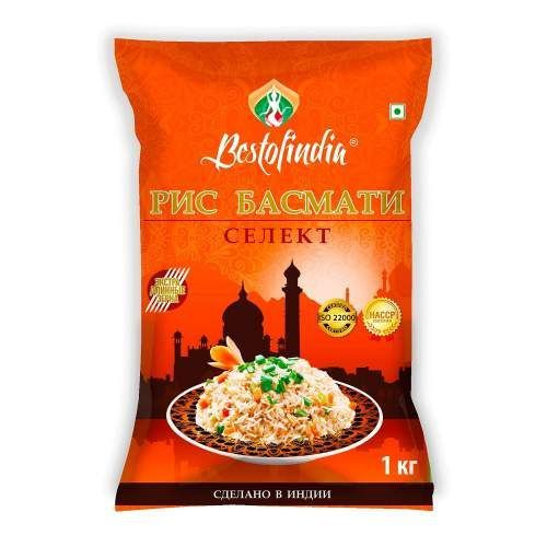 Рис Басмати Селект Бестофиндия (Bestofindia Basmati Select Rice), 1кг #1