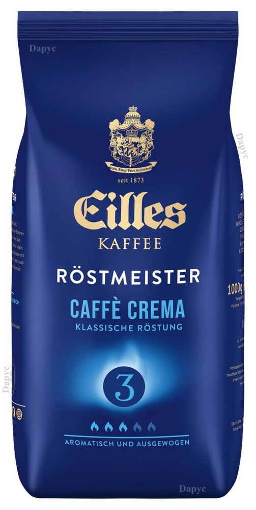 Кофе в зёрнах EILLES KAFFEE Cafe Crema, 1000г #1