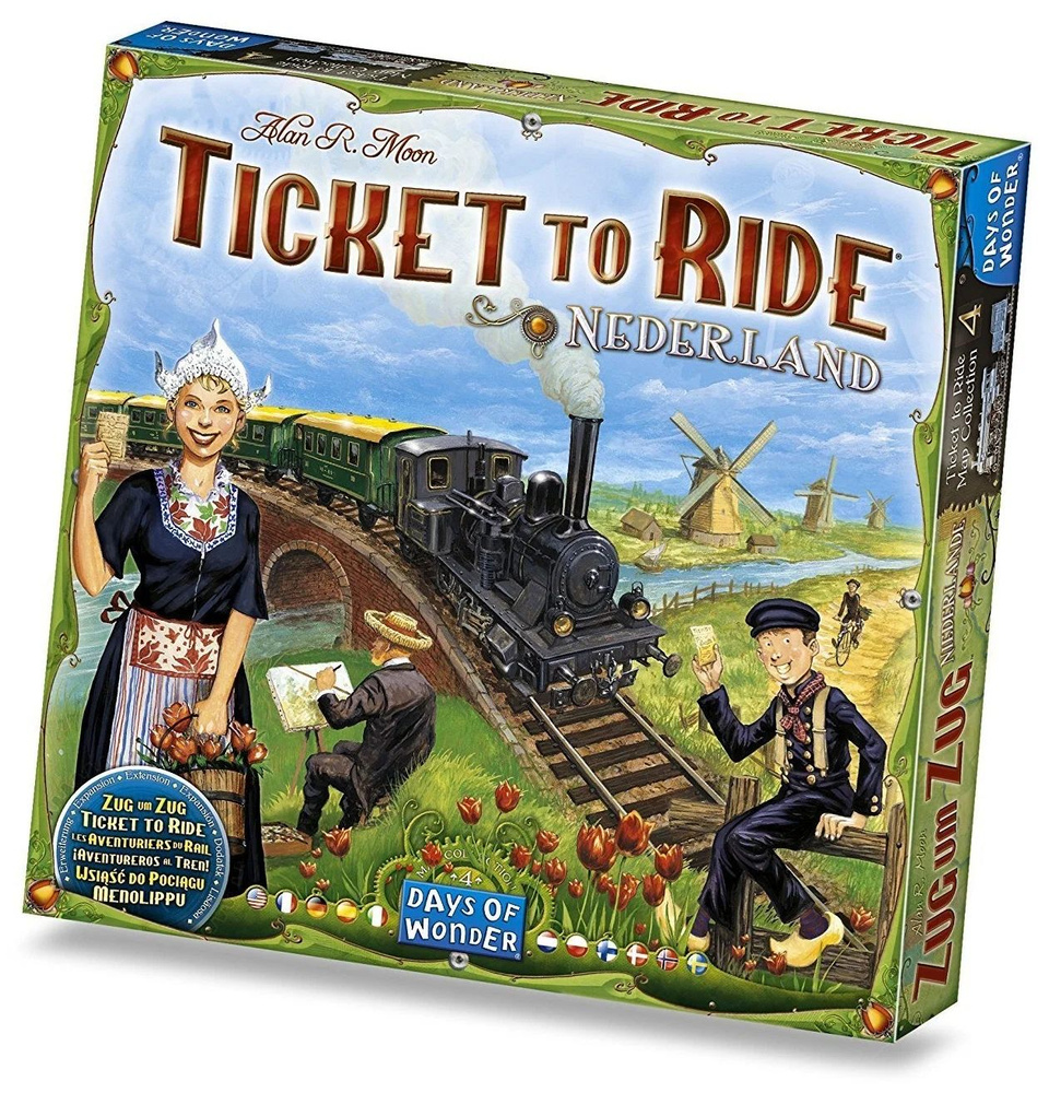 Настольная игра Ticket To Ride Nederlands: Map Collection #1