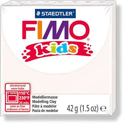 Полимерная глина для детей FIMO kids 0 (белый) 42г #1