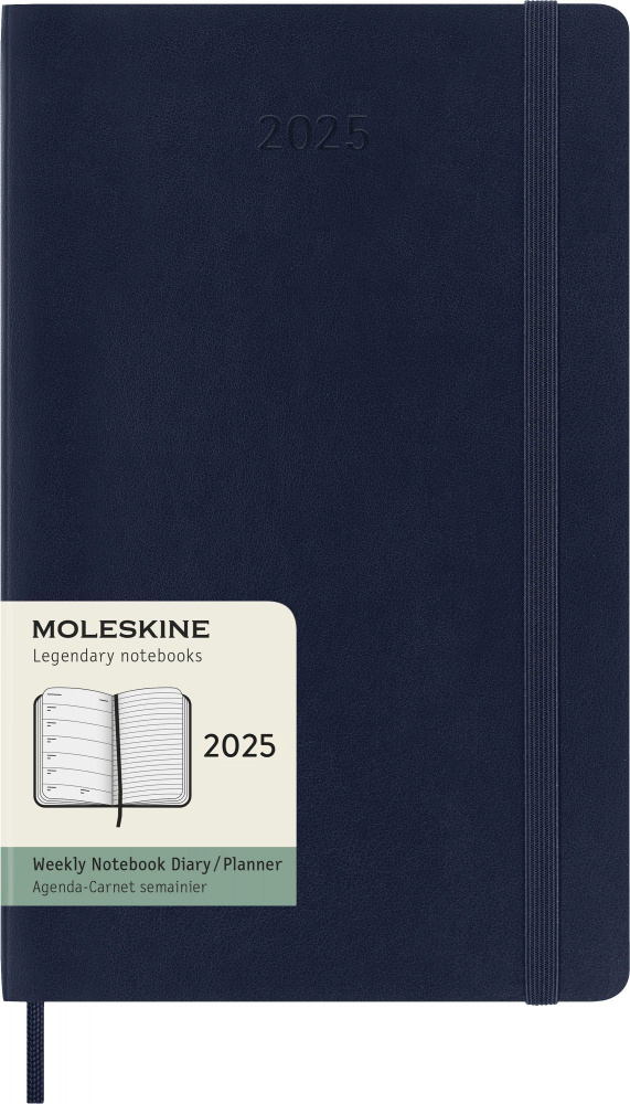 Ежедневник Moleskine CLASSIC SOFT WKNT Large 130х210 144 страницы датированный 2025 год  #1